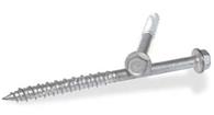 Aggre-gator 300 Series SS Anchors: 1/4 X 3-1/4", Hex Washer Head, One Shipper