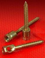HangerMate Anchors for Wood: 5/16x2-1/4", Cross-Drilled Head for 3/8" Rod, Shipper of 300