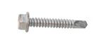 Dril-Flex Structural Self-Drilling Screws: 1/4-14 x 1-1/2, #3 Point, Box of 500