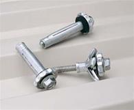 Fab-Lok Fasteners with Aluminum Sleeve and Carbon Steel Screws, 1.373" Length, Box of 200