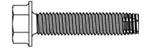 Tap-Flex Structural Tapping Screws: 1/2-13 x 2-1/2, HWH, Case of 250