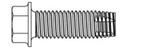 Tap-Flex Structural Tapping Screws: 5/8-11 x 2, HWH, Case of 150
