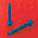 UltraCon Concrete Screws: 3/16 x 2-3/4, HWH, Blue Stalgard Finish, Shipper of 600