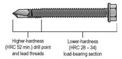 Dril-Flex is dual-hardened for strength and ductility