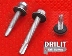 Spengler screws with Drill Tip15mm Sealing WasherStainless Steel A2 V2ATorx